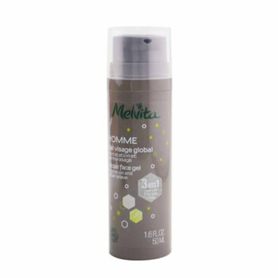 Melvita Mens Homme Global Face Gel Hydration & After Shave 1.6 oz Skin Care 3284410040895