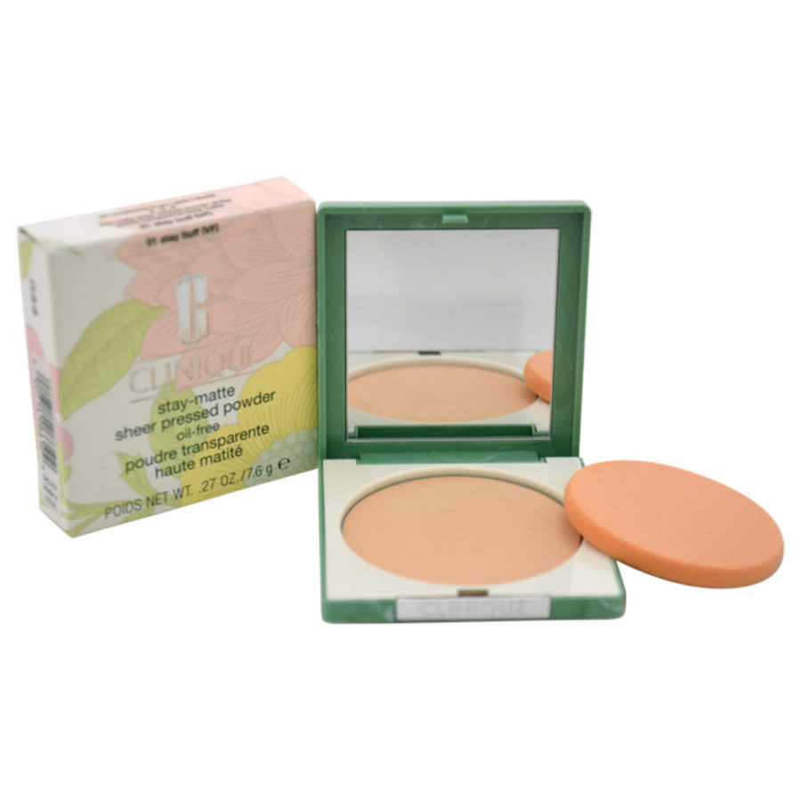 Clinique / Stay-matte Sheer Pressed Powder 01 Stay Buff .27 oz