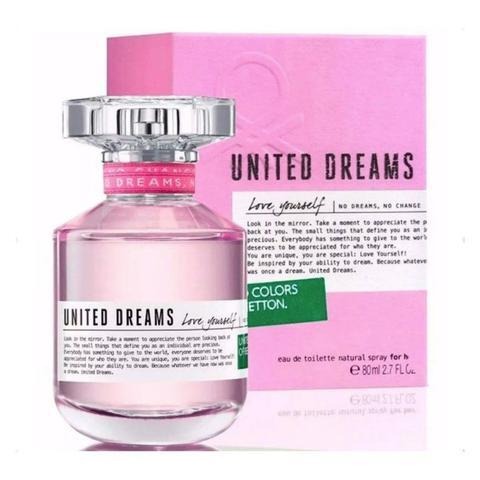 Benetton Ladies United Dreams Love Yourself EDT 2.7 oz Fragrances 8433982017070