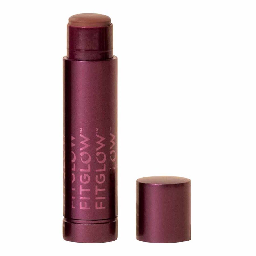 FitGlow Beauty Ladies Cloud Collagen Lipstick + Cheek Balm - Buff Stick 0.14 oz Soft Matte Earthy Beige Nude Makeup 850042717165